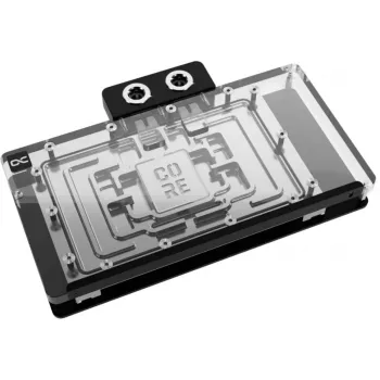 Ūdens bloks GPU Alphacool Core GeForce RTX 5090 ar ARGB un aizmugures plāksni