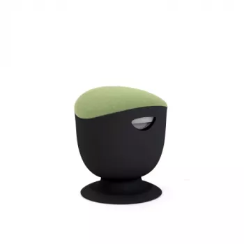 Up Up Seul ergonomiskais balansēšanas krēsls Melns, D42 Zaļš audums
