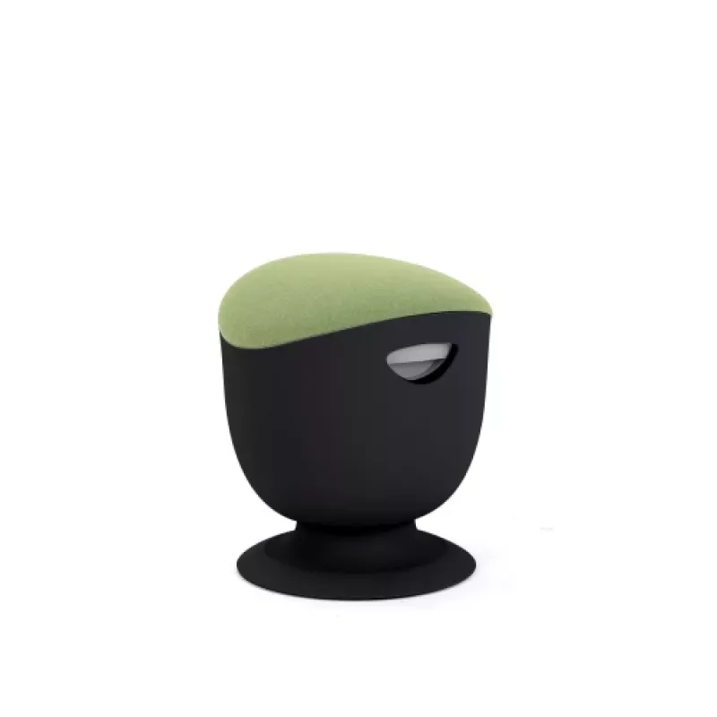 Up Up Seul ergonomiskais balansēšanas krēsls Melns, D42 Zaļš audums