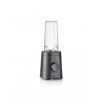 Blenderis SEVERIN SM 3743 — 0,6 L, 320 W, melns, nerūsējošā tērauda asmeņi