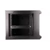 Pie sienas montējams rāmis Extralink 6U 600x450 Melns