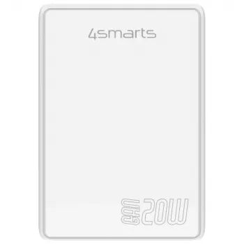 4smarts 546020 Universāls iekštelpu lādētājs balts AC ātra uzlāde