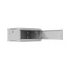 Pie sienas montējams 19 collu instalācijas skapis LANBERG WF01-6404-00S 4U 600×450 mm, pelēks