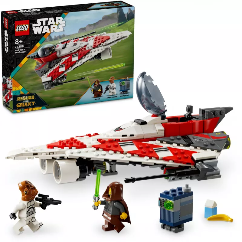 LEGO Star Wars Jedi Bob's zvaigžņu iznīcinātāja būvēšanas komplekts 75388