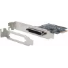PCIe seriālā karte Exsys EX-46024 — 4× RS-232 porti ar Octopus kabeli