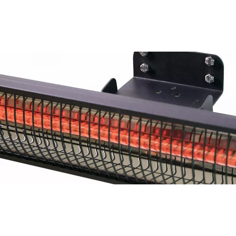 Infrasarkanais sildītājs SUNRED RD-DARK-25, 2500 W, sienas montāža, IP55, melns