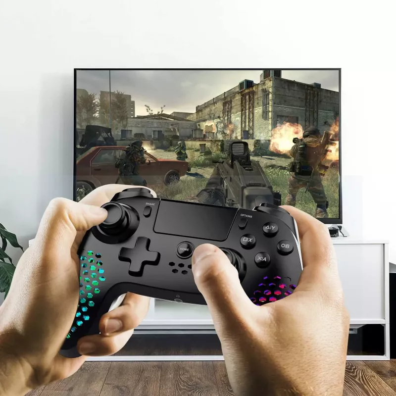 Spēļu kontrolieris Subsonic SA5654 Hexalight Melns Bluetooth USB PC PlayStation 4 3