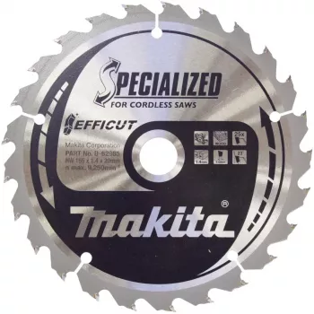 Makita Specialized EFFICUT ripzāģa asmens kokam - 165 mm - 25 zobi (B-62985)
