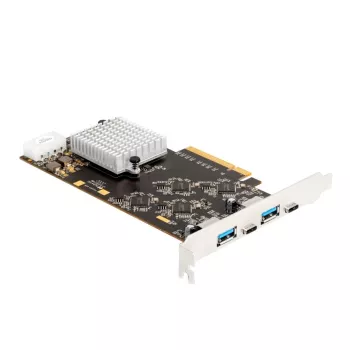 DeLOCK 90097 Iekšējais USB 3.2 Gen 2 Type-C PCIe adapteris 20 Gbit/s
