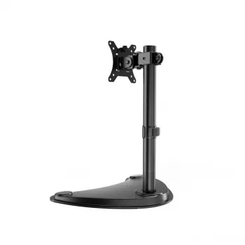 Galda statīvs monitoram GEMBIRD MS-D1ST-04 13–32 collu ekrāniem, regulējams augstums un slīpums, VESA 75x75–100x100, līdz 8 kg