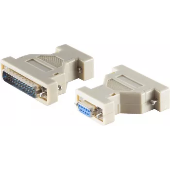 ShiverPeaks 78420 Sub-D Adapteris, 9-pin (DE-9) uz 25-pin (D-Sub 25), dzimuma maiņas adapteris