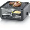 Severin RG 2360 raclette grils 4 personām 800 W Melns