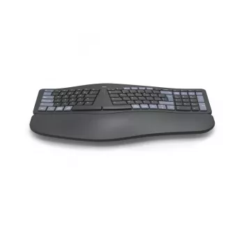 Bezvadu ergonomiskā tastatūra HAMA WK-900 Melna USB, kompakts izkārtojums