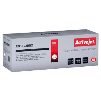 Activejet ATC-052BNX tonera kasetne (aizstāj Canon CRG 052H XL; Supreme; 9200 lpp; melna)