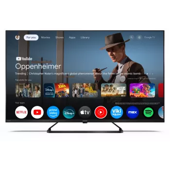 Sharp 43HP6265E 43 collu UHD viedtelevizors Google TV Melns