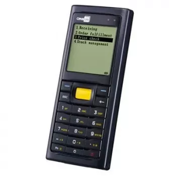 Rokas dators CIPHERLAB 8200, 2.1 collu (5.33 cm) displejs, 160×160 pikseļi, 0.004 GB RAM, MicroSD atbalsts, melns