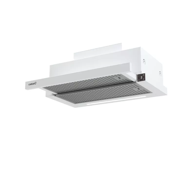 Iebūvējamā tvaika nosūcēja CATA TFH 6830 GWH 600 m³/h Balta Skārienvadība