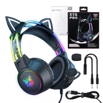 Galvas austiņas Onikuma X15 PRO Gaming Cat Black