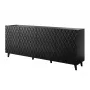 ASTI kumode 200x42x82 melns matēts