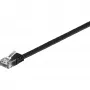 Goobay 95386 Ethernet Patch kabelis Melns