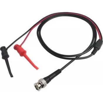 VOLTCRAFT BNC-Test vads 1.14 m Melns, Sarkans MSC-101 (MSC-101)