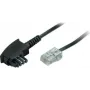 Telefona kabelis ShiverPeaks BS70002-10 10 m Melns