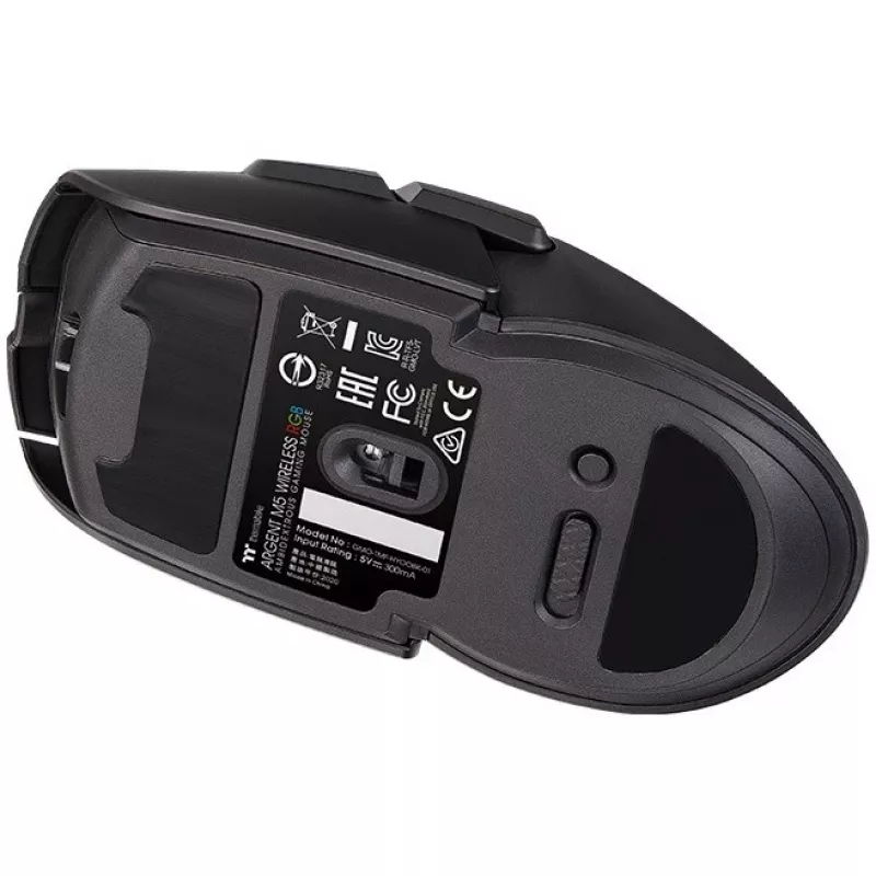 Thermaltake Argent M5 Ambidextrous RF Bezvadu+Bluetooth+USB Type-A optiskā pele 16000 DPI (GMO-TMF-HYOOBK-01)