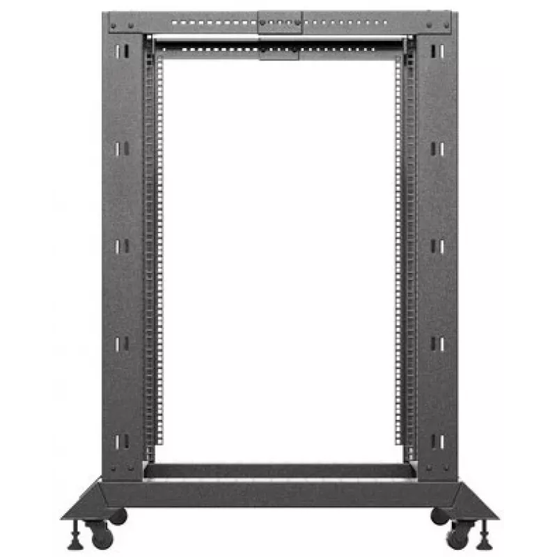 Lanberg Open Rack 22U 600x1000mm Melns (22HE, Rack 19 inch)