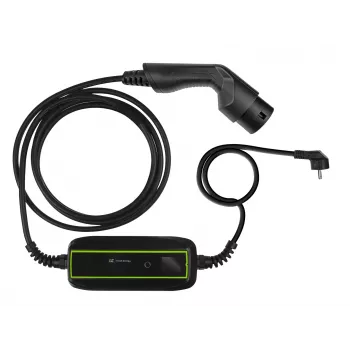 Elektromobiļa uzlādes stacija Green Cell EV16 Black