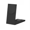 Native Union Rise 3-in-1 Qi2 bezvadu lādētājs Melns ar USB barošanas bloku un 2 m kabeli