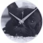 NeXtime klok 5173 Little Dog, Ø20 cm, sienas pulkstenis, melns