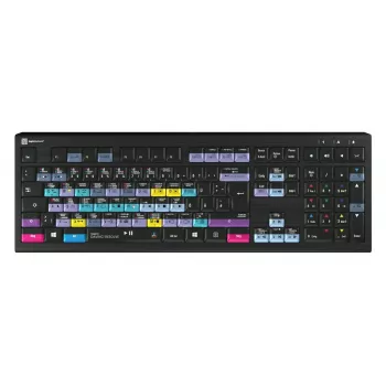Logickeyboard ASTRA 2 DaVinci Resolve tastatūra LKB-RESB-A2PC-DE, USB, QWERTZ vācu (DE), PC, melna