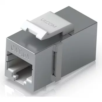 Keystone savienotājs Ubiquiti UACC-Keystone-Coupler-C6A plakans nerūsējošais tērauds RJ-45
