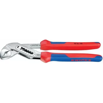 Knipex ūdenssūkņa knaibles Alligator 180mm, satvēriens 36mm, hromētas, 2K rokturi