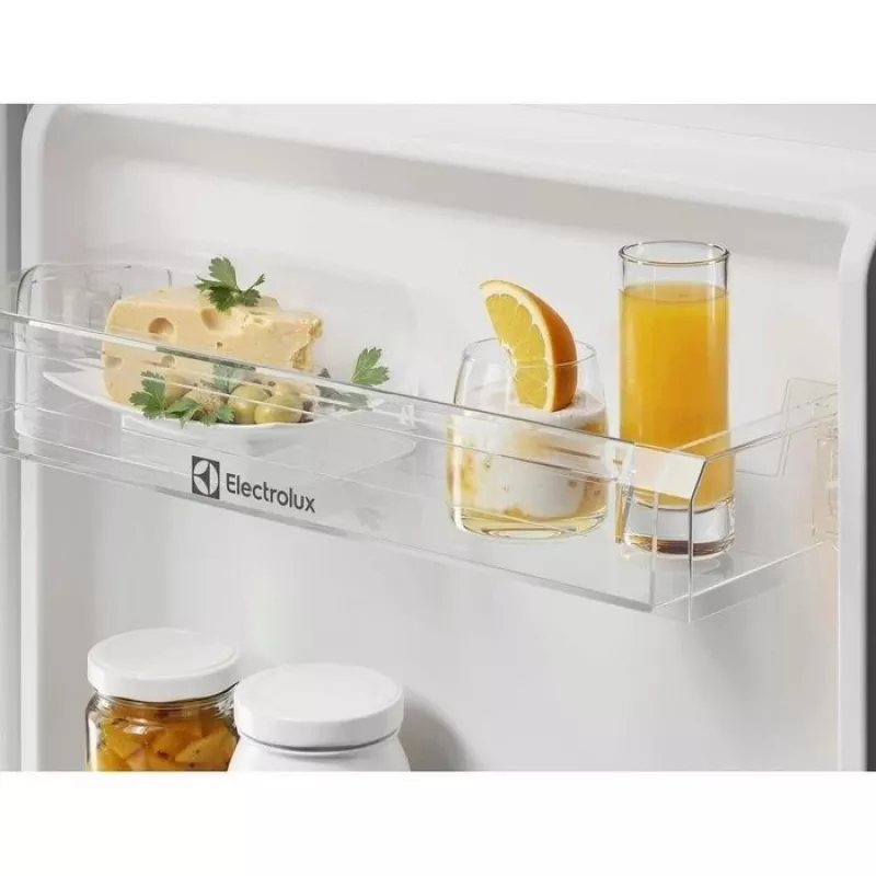 Iebūvējamais ledusskapis-salvētava Electrolux ENS3SE18S — nerūsējošais tērauds, augšējā saldētava, atgriezeniskas durvis, energoklase E