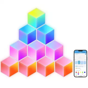 LED viedais panelis Govee B6066 Hexa Pro RGBIC Bluetooth Wi‑Fi 10 gab.