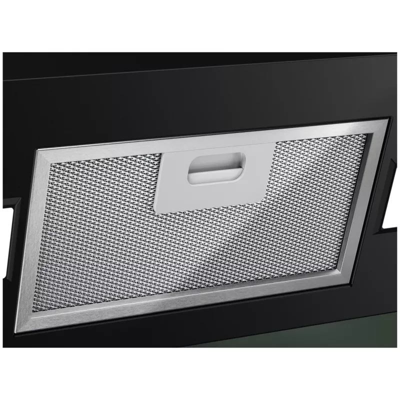 Sienas nosūcējs Electrolux LFV626K, melns, 598×396 mm, 615 m³/h recirkulācija, 62 dB, oglekļa filtrs