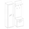 Topeshop GAR DUO ARTISAN entryway Skapis