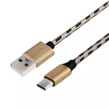 USB 2.0 AM – USB-C vīriešu sinhronizācijas un uzlādes kabelis