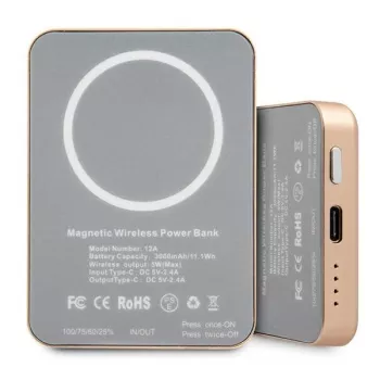 Indukcijas PowerBank Guess MagSafe 3000mAh