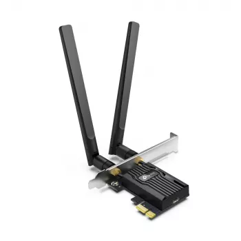 TP-LINK Archer TX10E AX900 PCIe Wi-Fi 6 Bluetooth adapteris