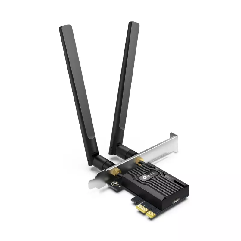TP-LINK Archer TX10E AX900 PCIe Wi-Fi 6 Bluetooth adapteris