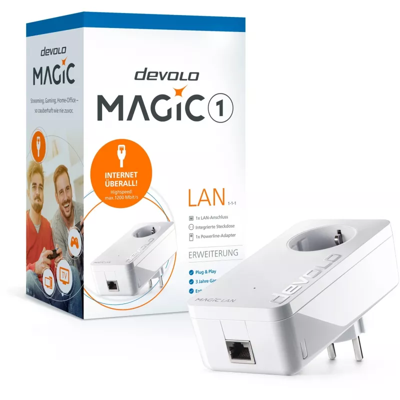Devolo Magic 1 LAN Ethernet adapteris 1200 Mbit/s