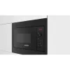 Siemens iQ300 BF523LMB3 Iebūvējamā mikroviļņu krāsns, melna/nerūsējošais tērauds, 20 L, 800 W