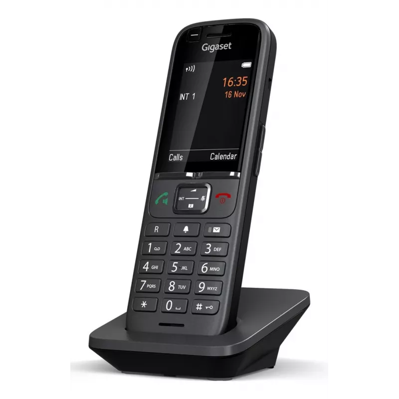 Gigaset N530 IP PRO + S700H PRO DECT telefons ar zvanītāja ID, antracīts
