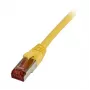 Savienojuma kabelis RJ45 CAT6 250MHz 5m dzeltens S-STP (S/FTP) TPE/LSZH Superflex Synergy 21