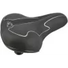 FISCHER Touren-Fahrradsattel Elastomer Black/White – ērts tūrisma un ikdienas segli