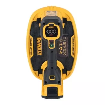 Vakuuma pacēlājs DeWalt GRABO DCE590N 18V bezvadu pārnēsājams sūkšanas instruments, 1 piesūceknis, max slodze 120 kg