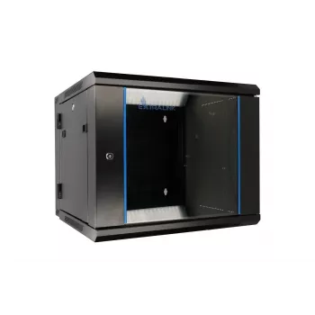 Extralink sienas skapis 6U 600x600 AZH melns, veramais tips