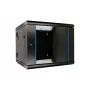 Extralink sienas skapis 6U 600x600 AZH melns, veramais tips